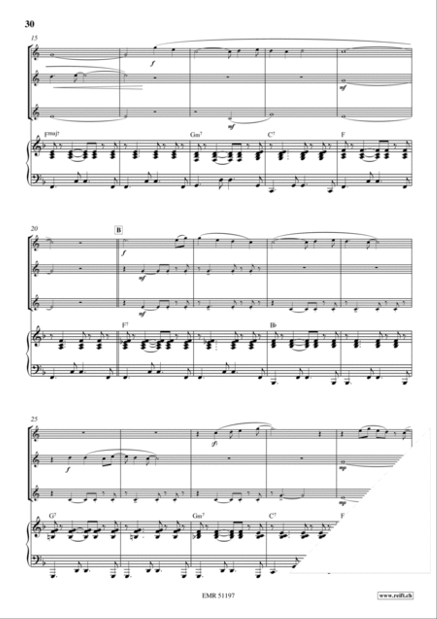 20 Alphorn Trios Volume 1 Brass Trio scores gallery preview page 12
