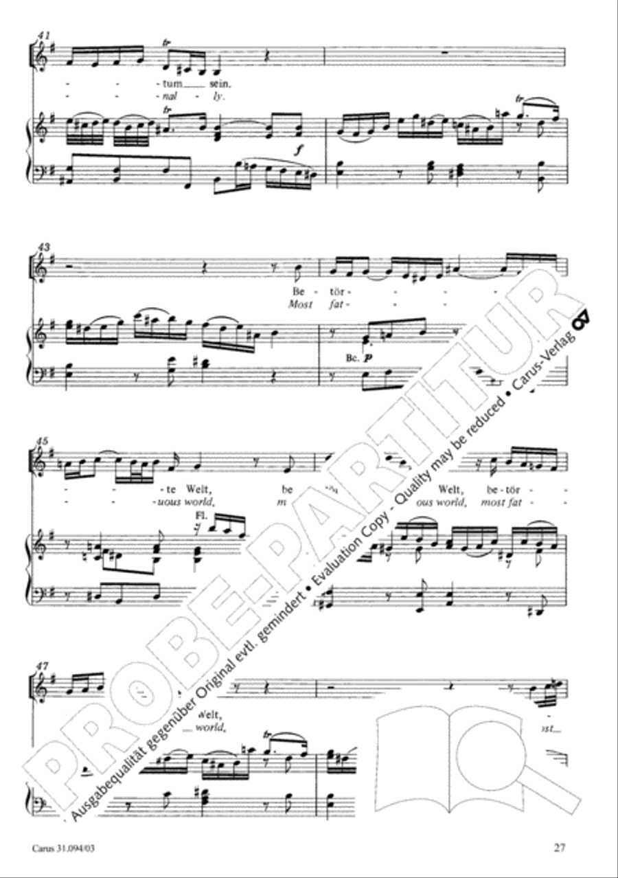 What has this world to give (Was frag ich nach der Welt) 4-Part scores gallery preview page 28