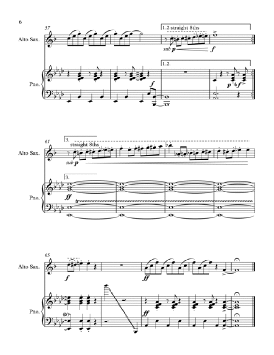 In The Mood Alto Saxophone scores gallery preview page 6