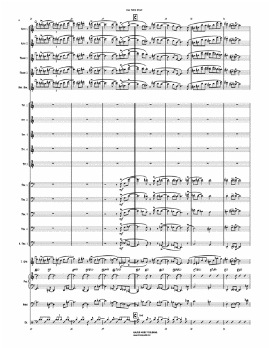 King Terpor Stomp King Terpor Stomp Big Band scores gallery preview page 5