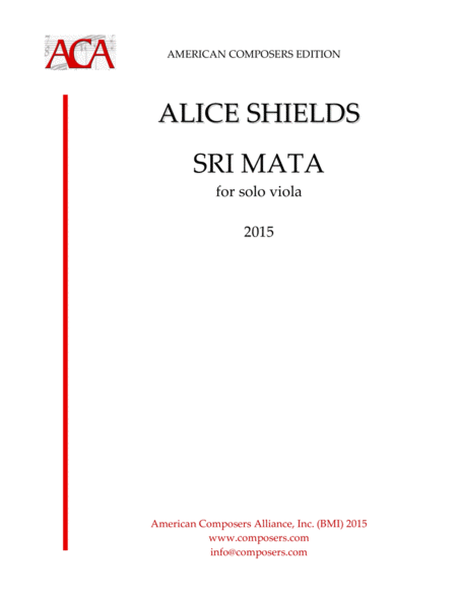 [Shields] Sri Mata