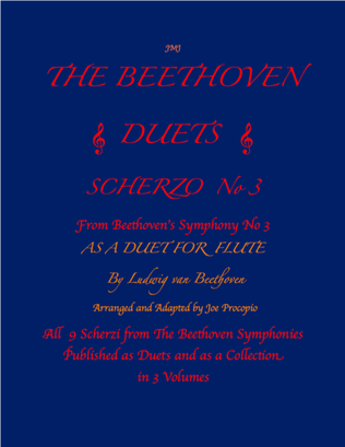 The Beethoven Duets For Flute Scherzo No. 3