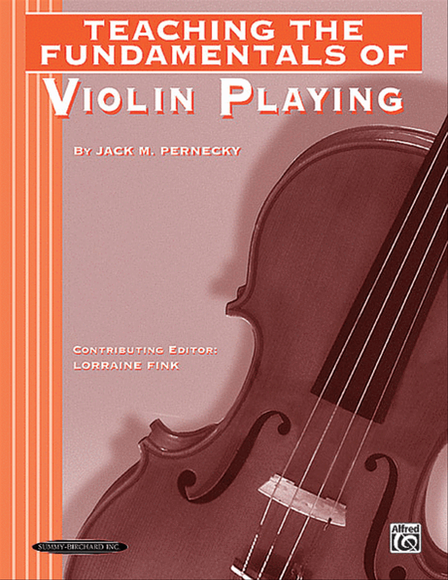 Teaching the Fundamentals of Violin Playing Violin Solo - Sheet Music