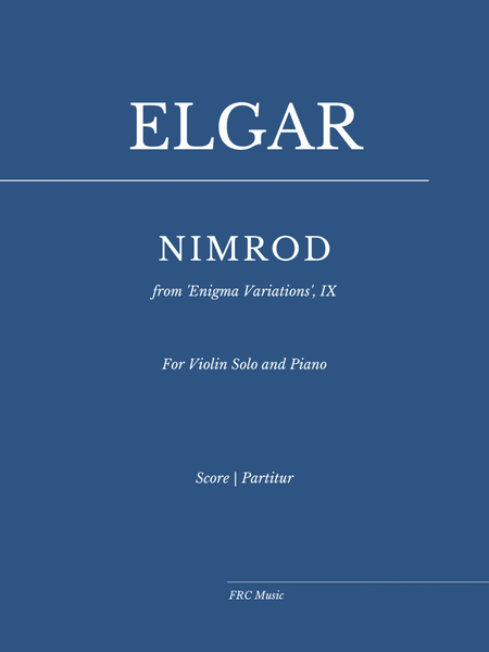 Nimrod (for Violin Solo and Piano) image number null