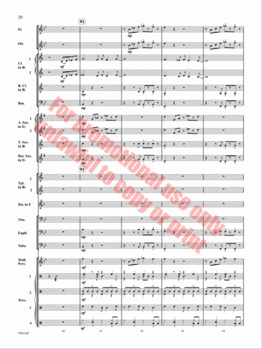 Chips and Salsa Concert Band scores gallery preview page 21