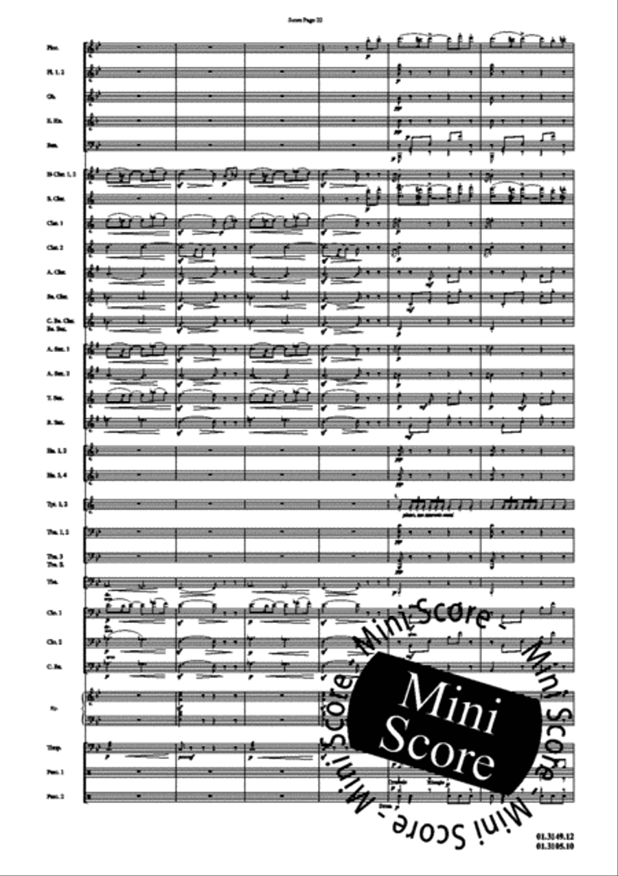 Scheherazade Concert Band scores gallery preview page 146