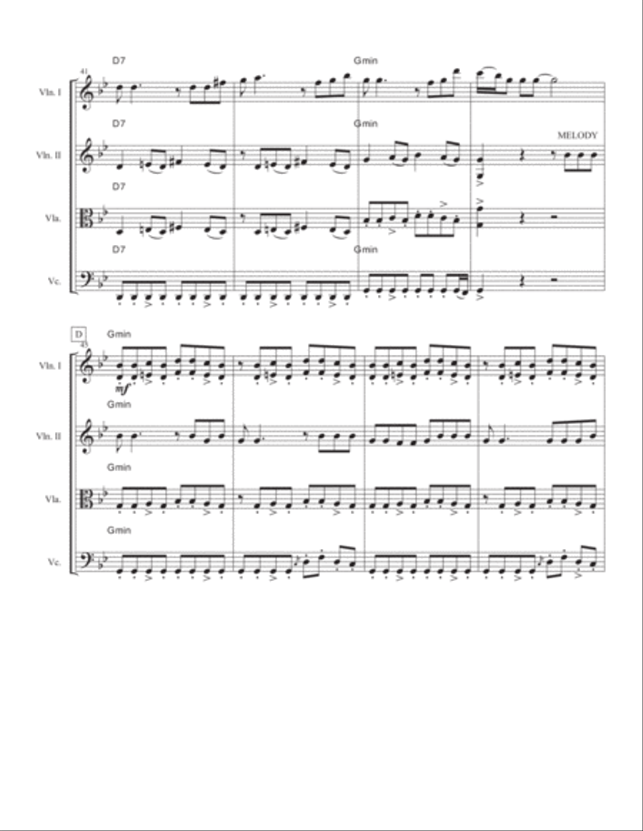 Love Runs Out String Quartet scores gallery preview page 6
