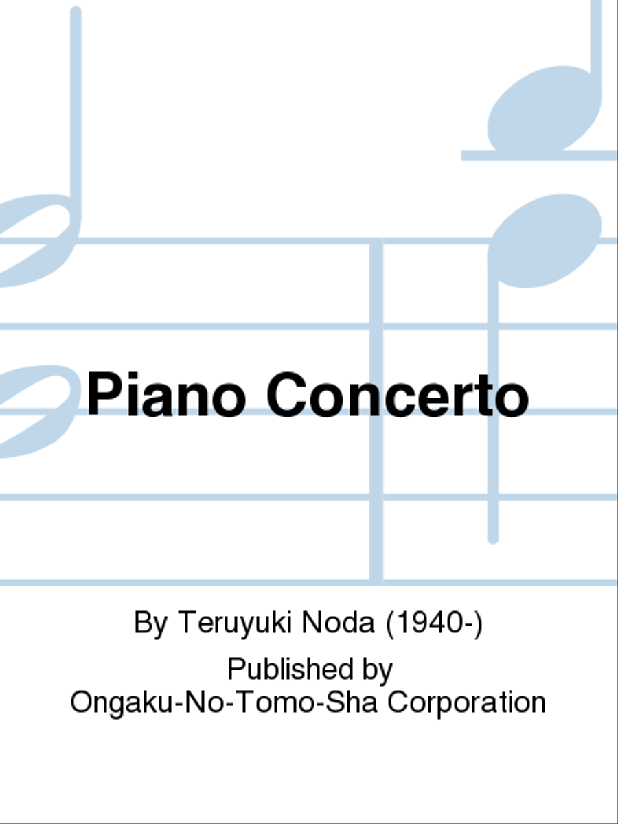 Piano Concerto Piano Solo scores gallery preview page 1