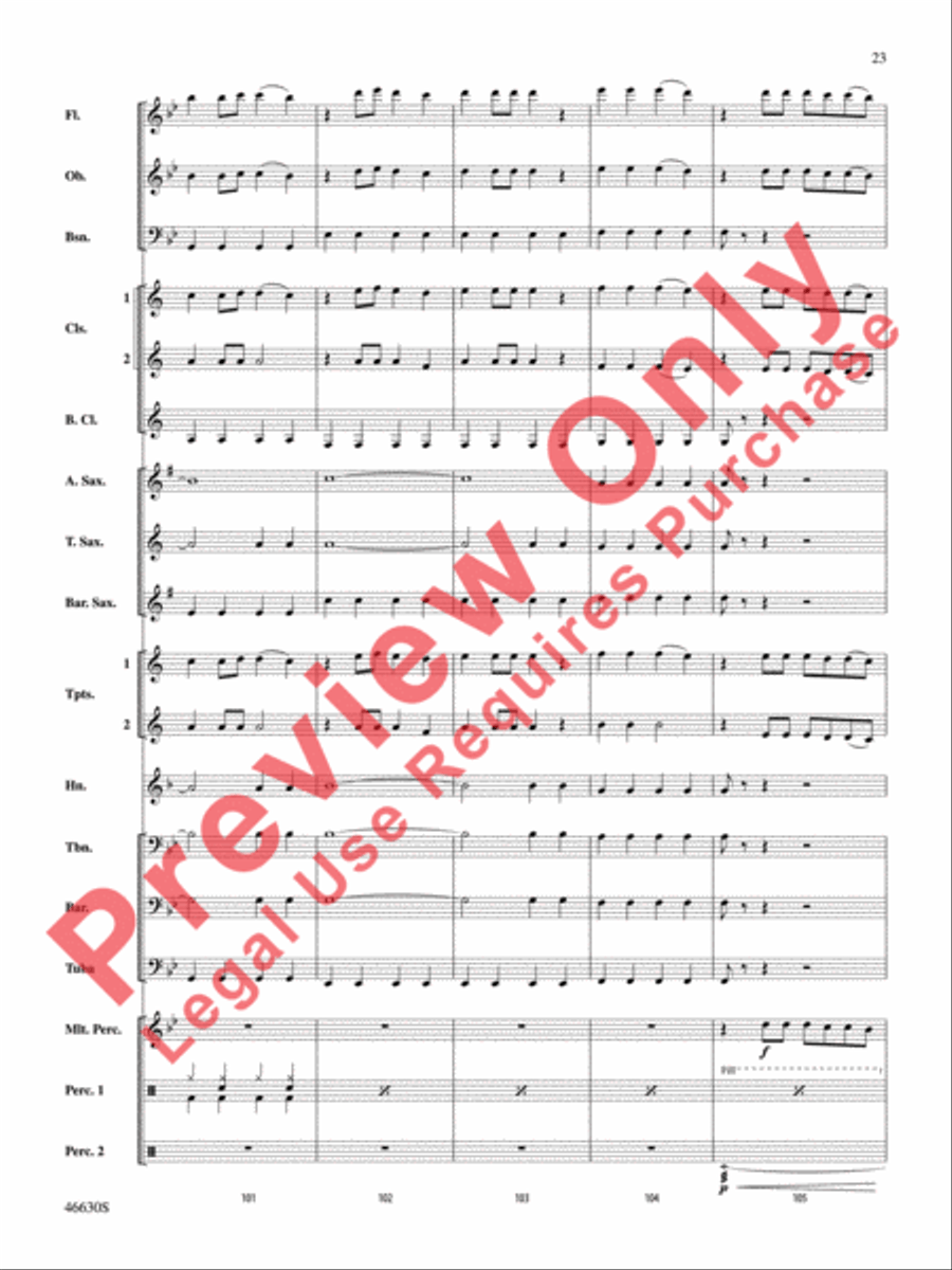 The LEGO Ninjago Movie: Selections from the Motion Picture Soundtrack Concert Band scores gallery preview page 24