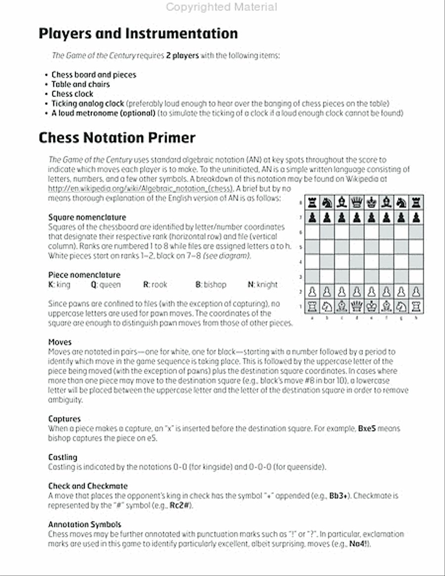 Game of the Century, The Percussion scores gallery preview page 4