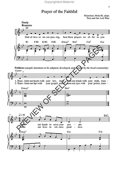 Mass of Mercy - Choral / Accompaniment edition