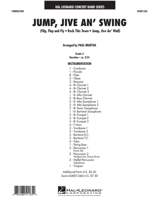 Book cover for Jump, Jive An' Swing - Full Score