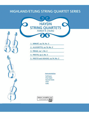 Book cover for Haydn String Quartets