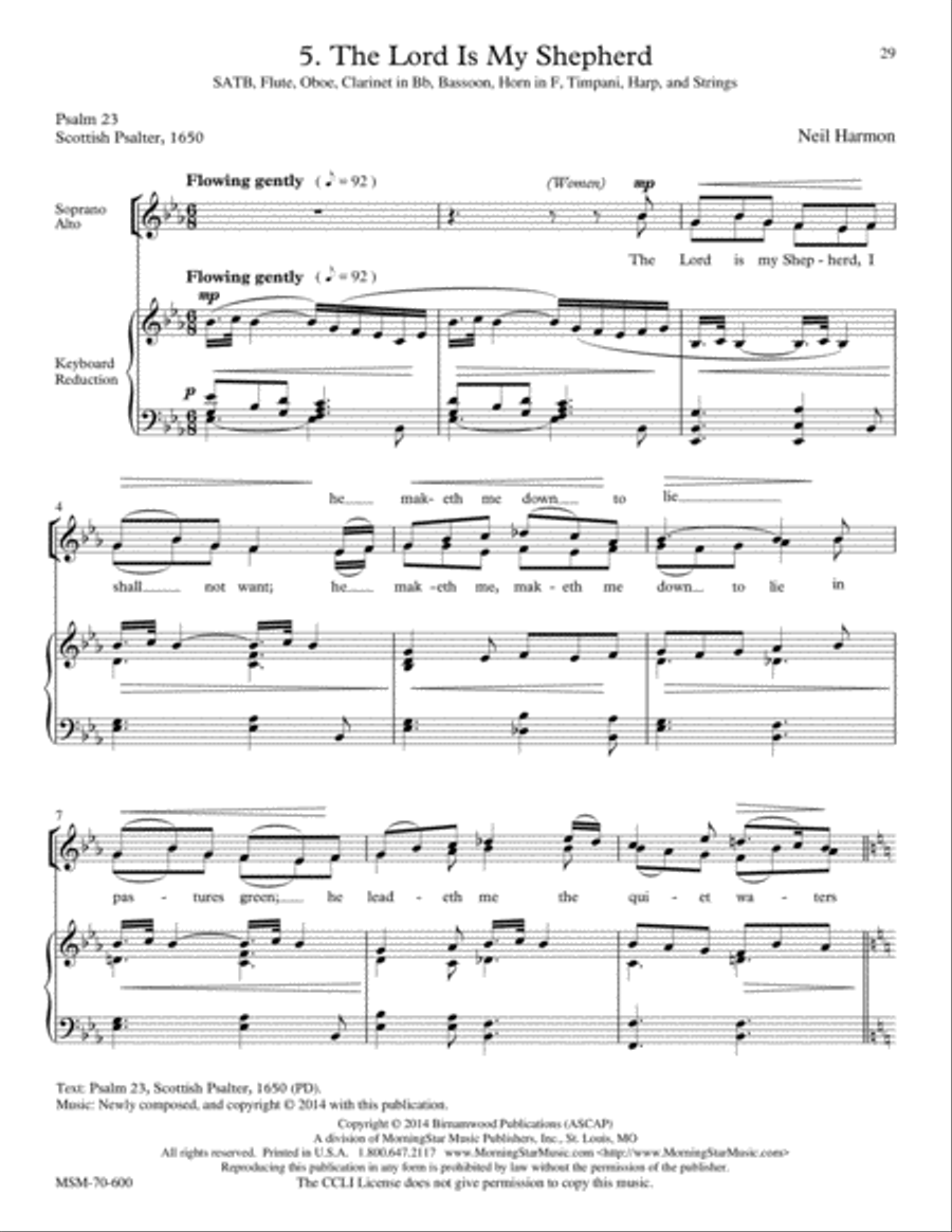 Requiem (Choral Score) 4-Part scores gallery preview page 15