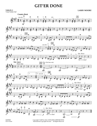 Git'er Done - Violin 3 (Viola T.C.)