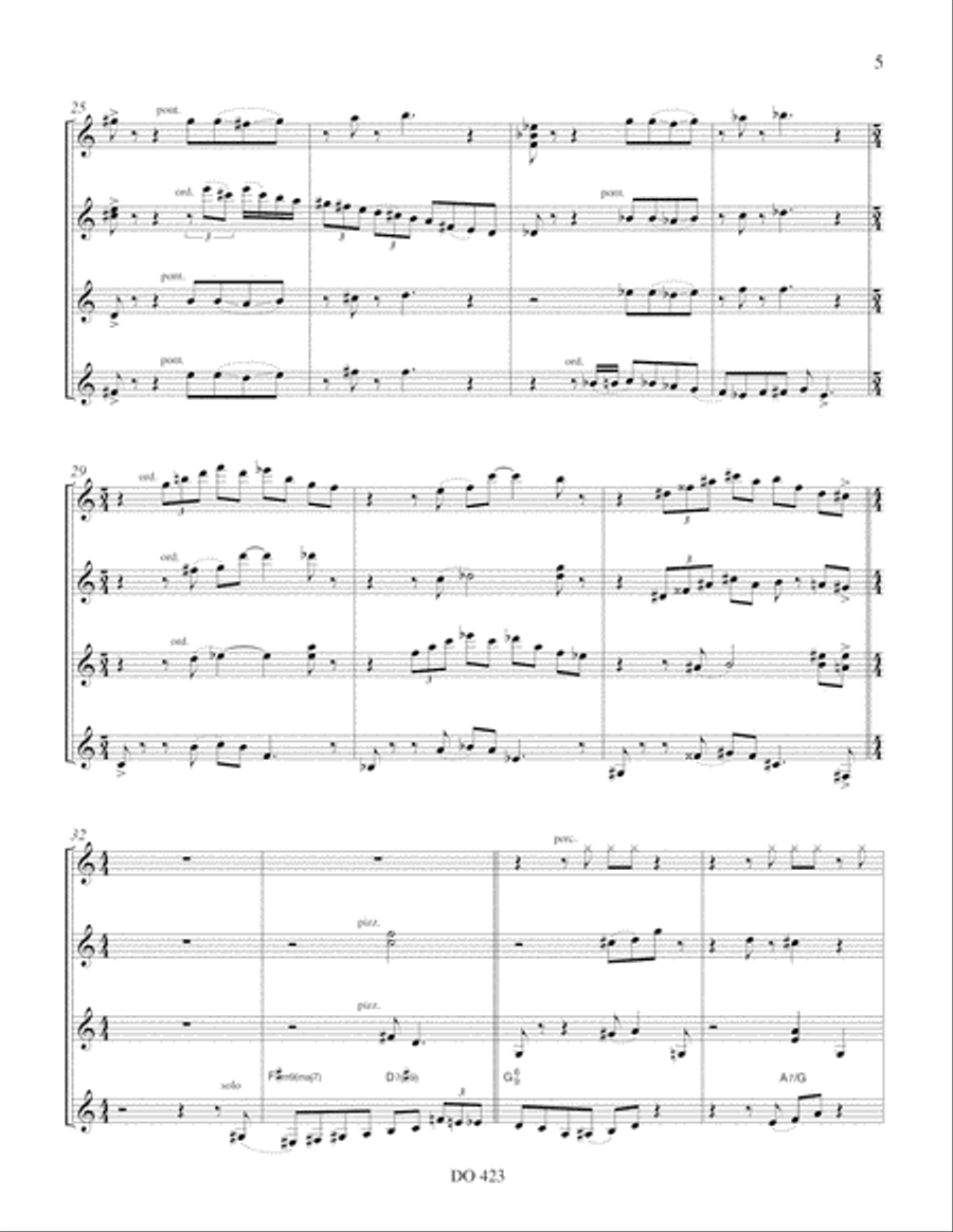 Stirfry Stirfry Guitar Ensemble scores gallery preview page 5