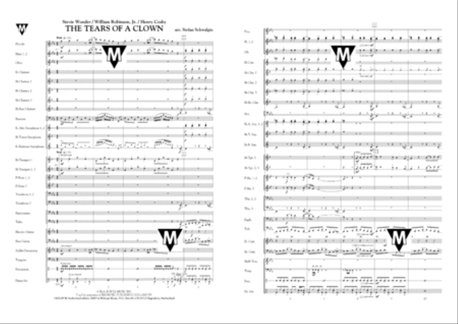 The Tears of a Clown Concert Band scores gallery preview page 2