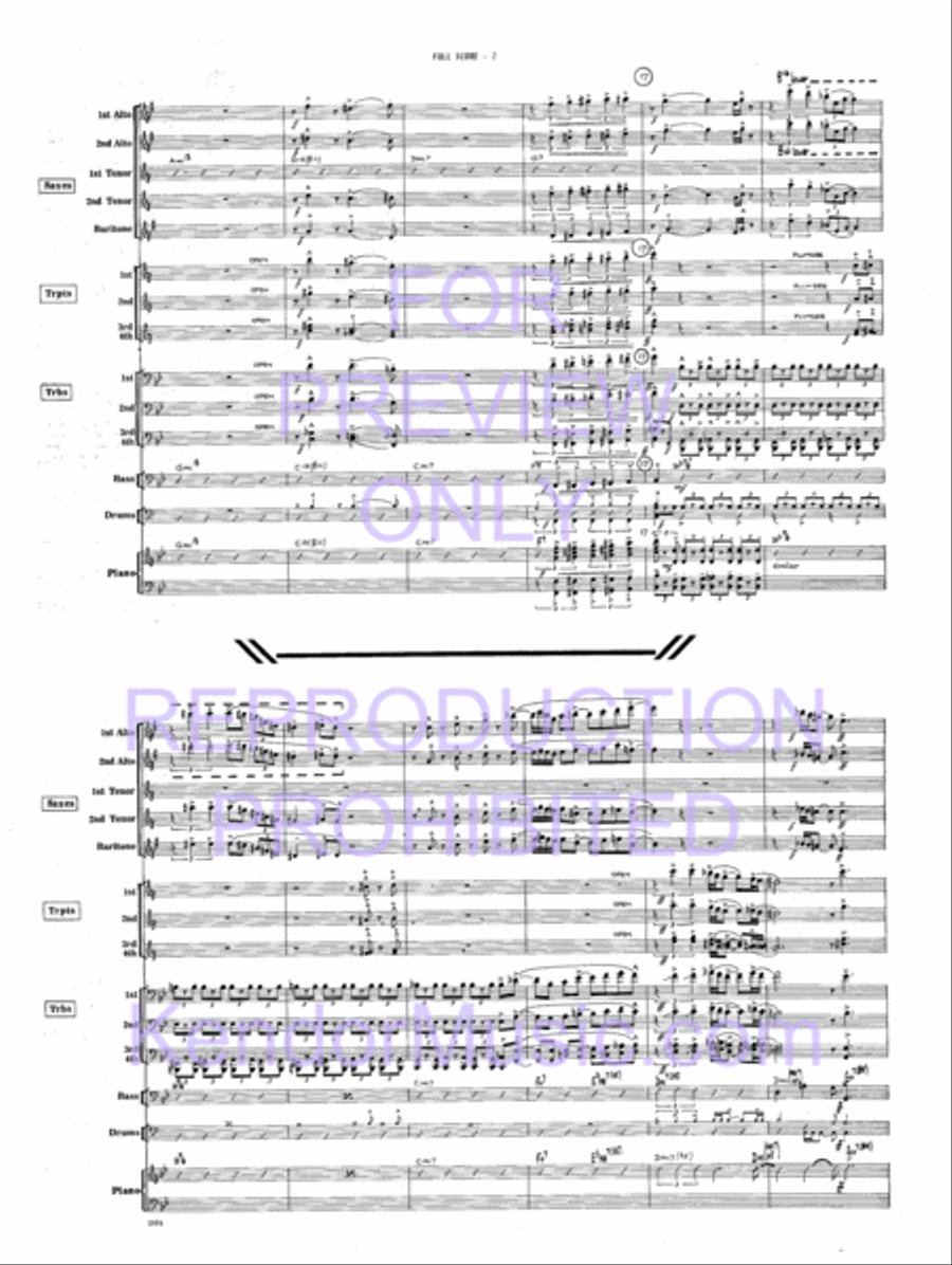 Road Time Shuffle Jazz Ensemble scores gallery preview page 5