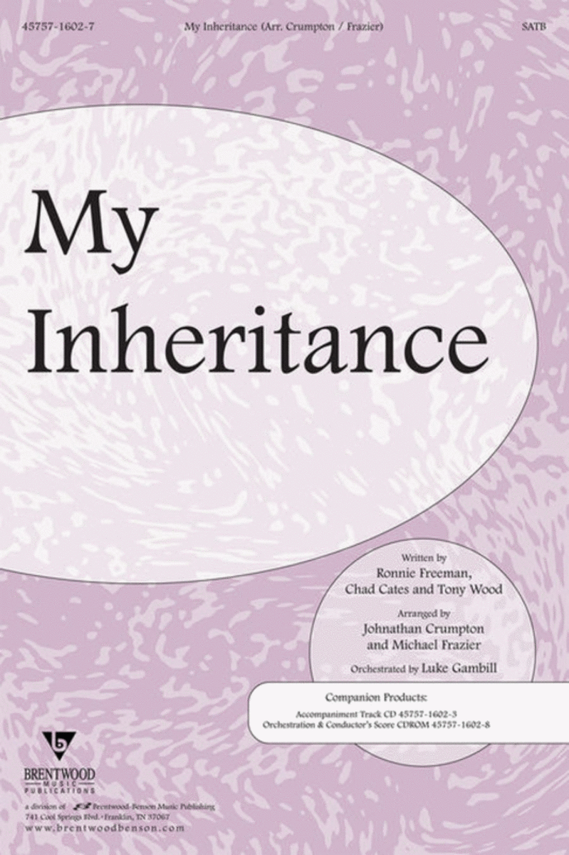 My Inheritance Satb