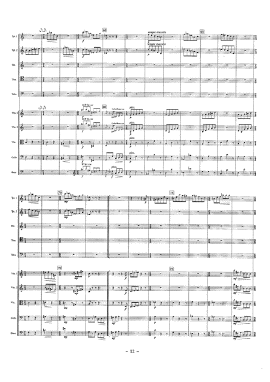 Concerto Brass Quintet scores gallery preview page 13