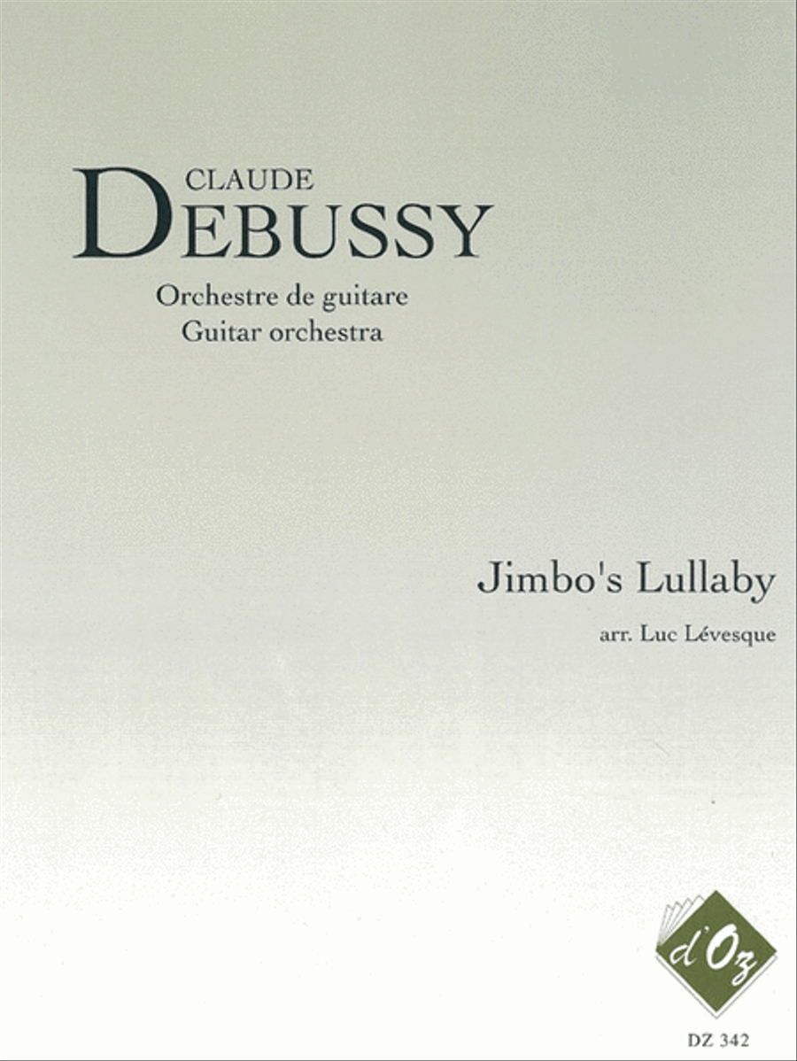 Jimbo's Lullaby Guitar Ensemble scores gallery preview page 1