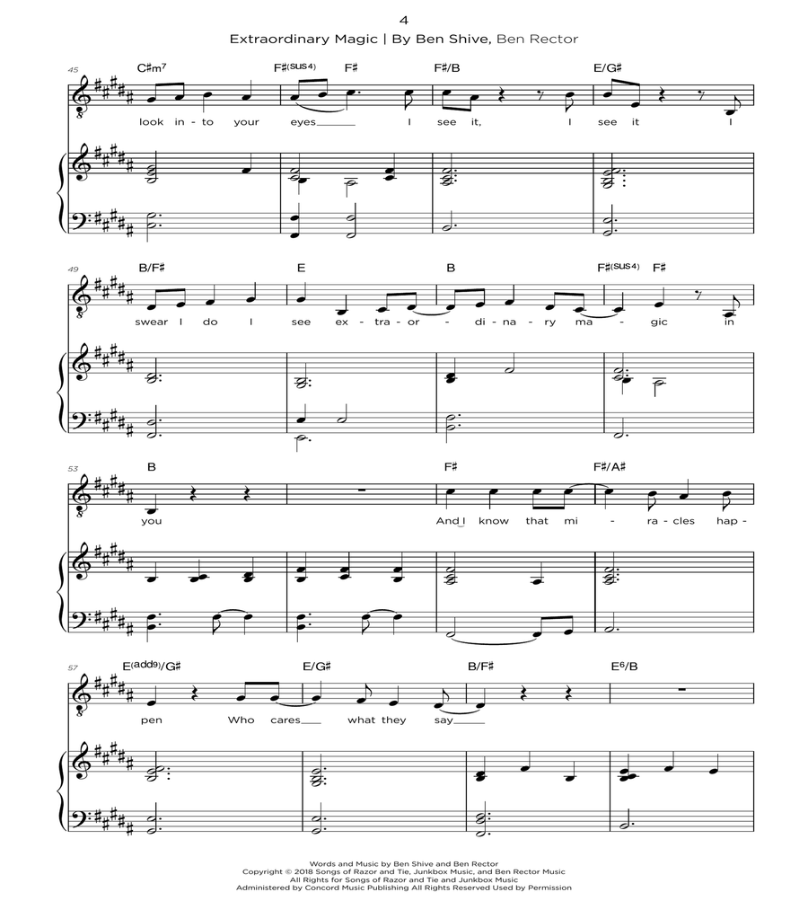 Extraordinary Magic Voice scores gallery preview page 4