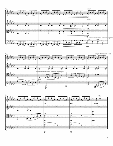 Borodin Nocturne (Petite Suite) for String Quartet image number null