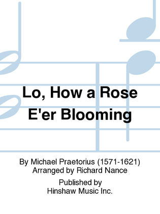 Book cover for Lo, How A Rose E'er Blooming