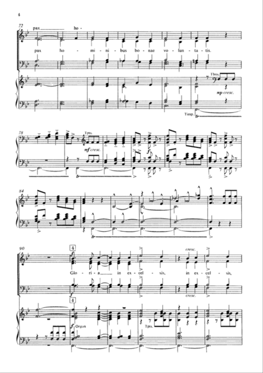 Gloria Choir scores gallery preview page 6
