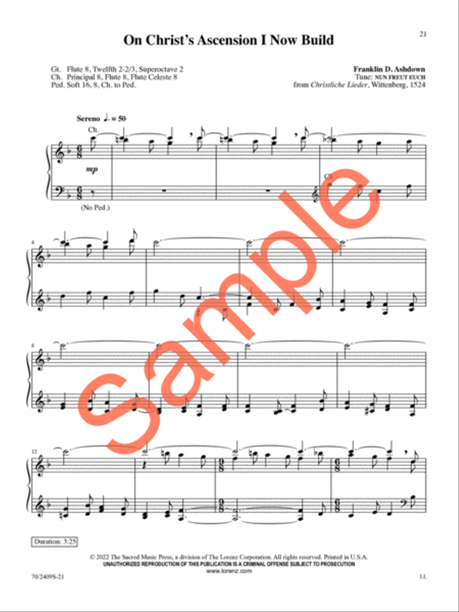 Ascension Alleluias Ascension Alleluias Organ Solo scores gallery preview page 19