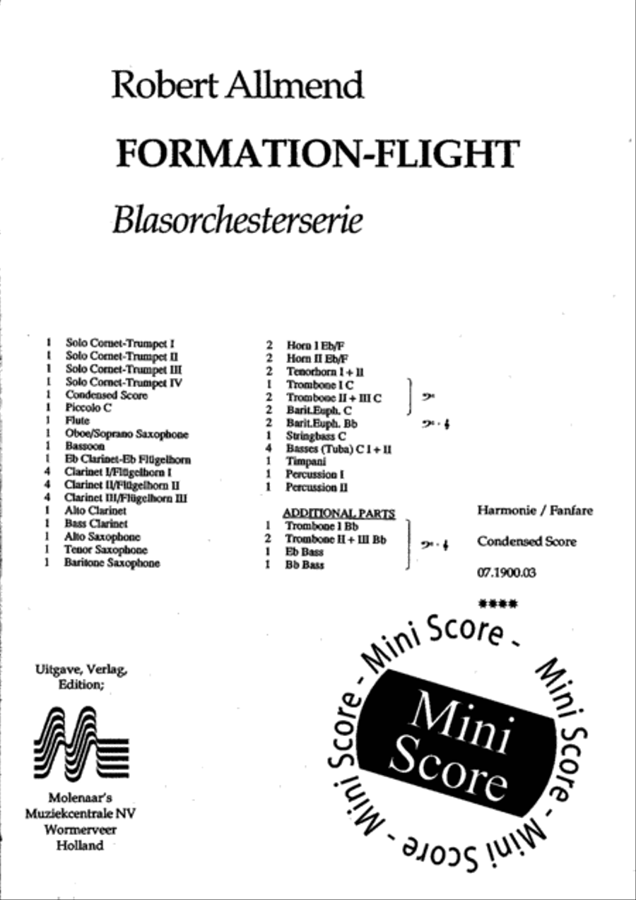 Formation Flight Concert Band scores gallery preview page 3
