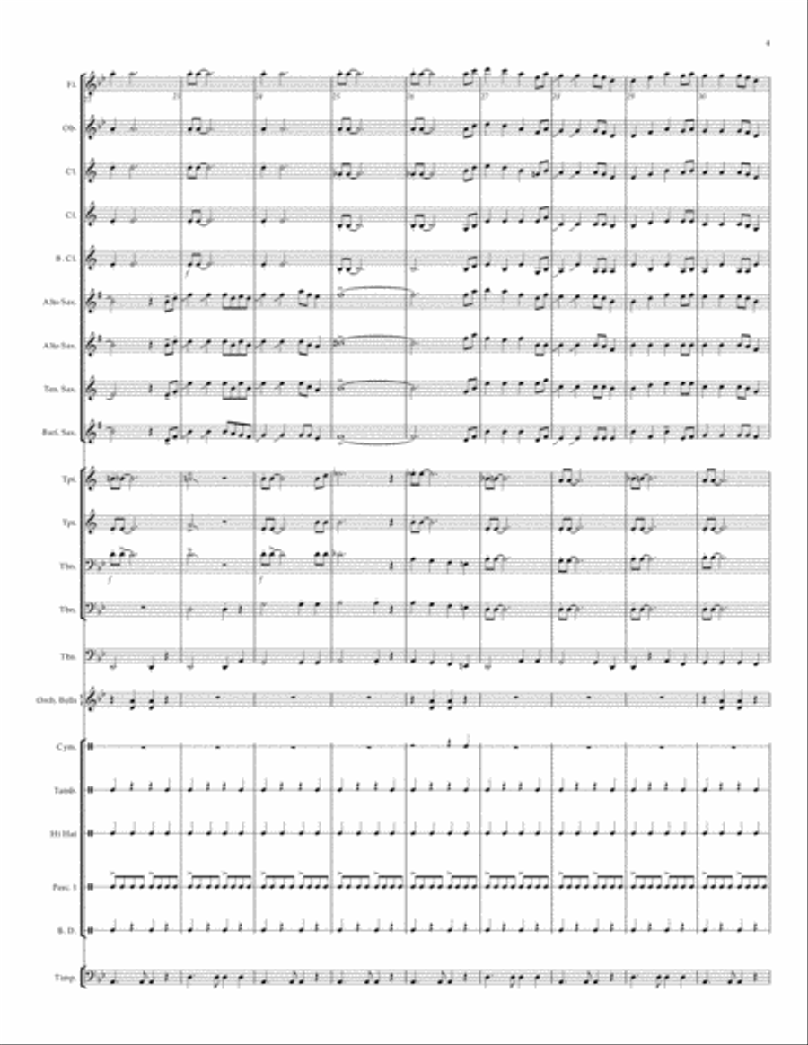 CANNONBALL EXPRESS CANNONBALL EXPRESS Concert Band scores gallery preview page 5