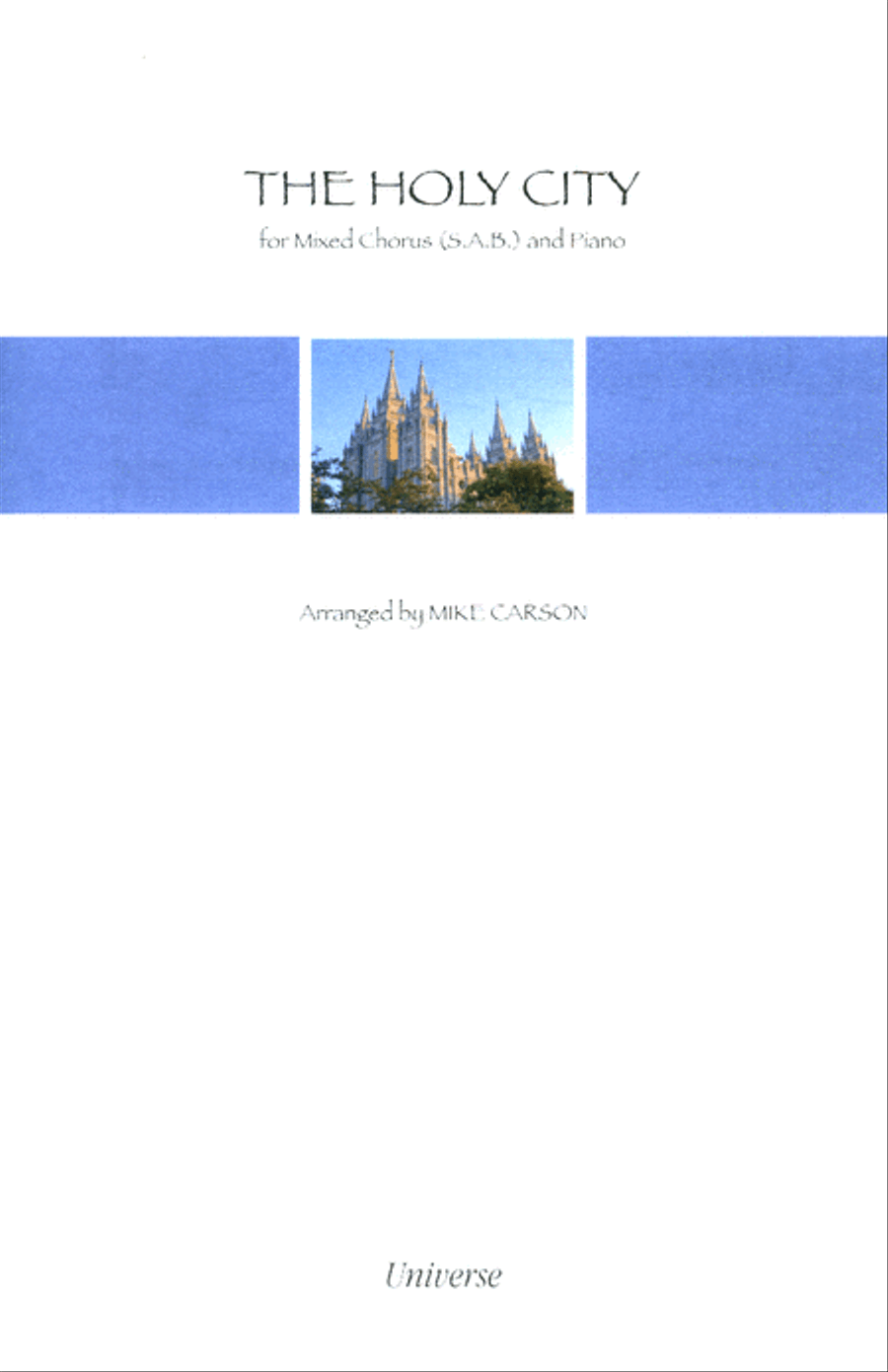 The Holy City - SAB 3-Part scores gallery preview page 1