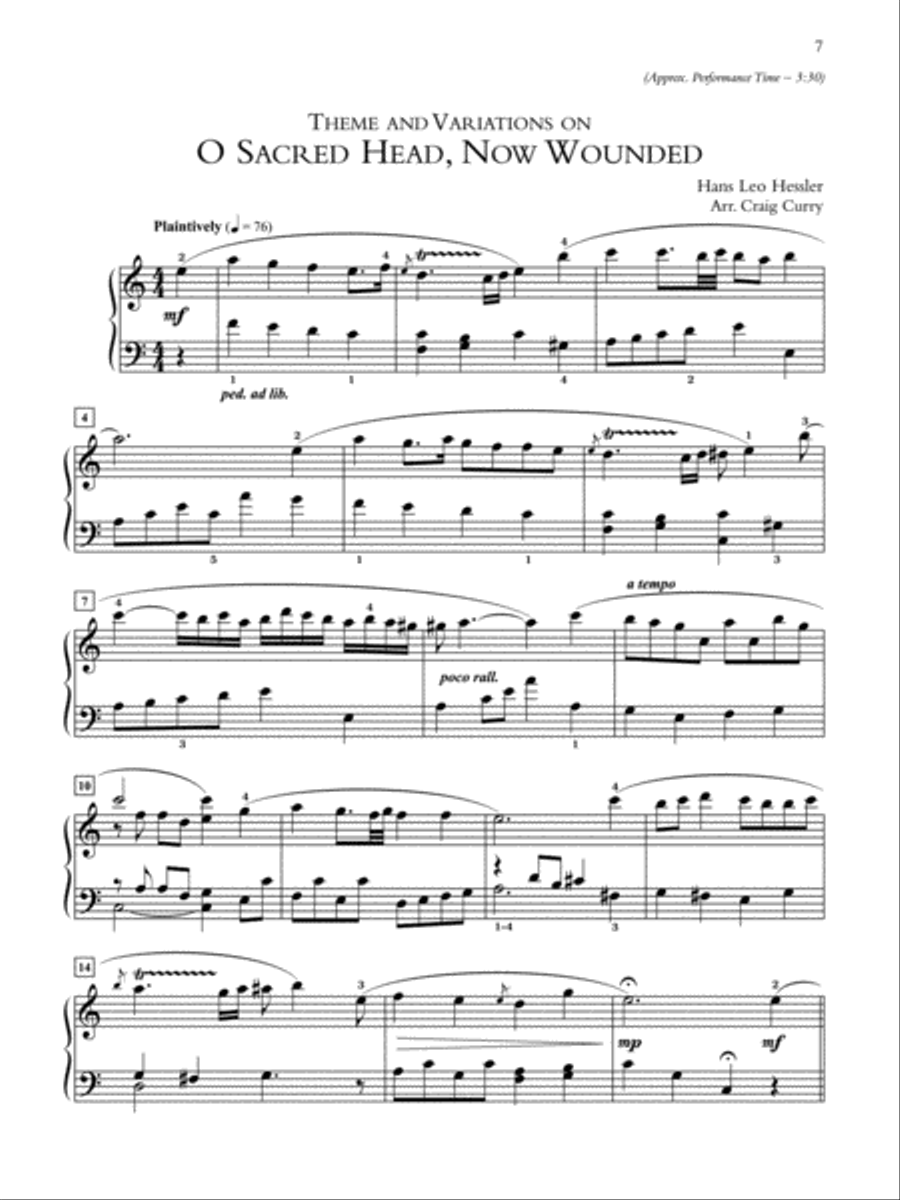 Creative Hymn Variations Piano Solo scores gallery preview page 2