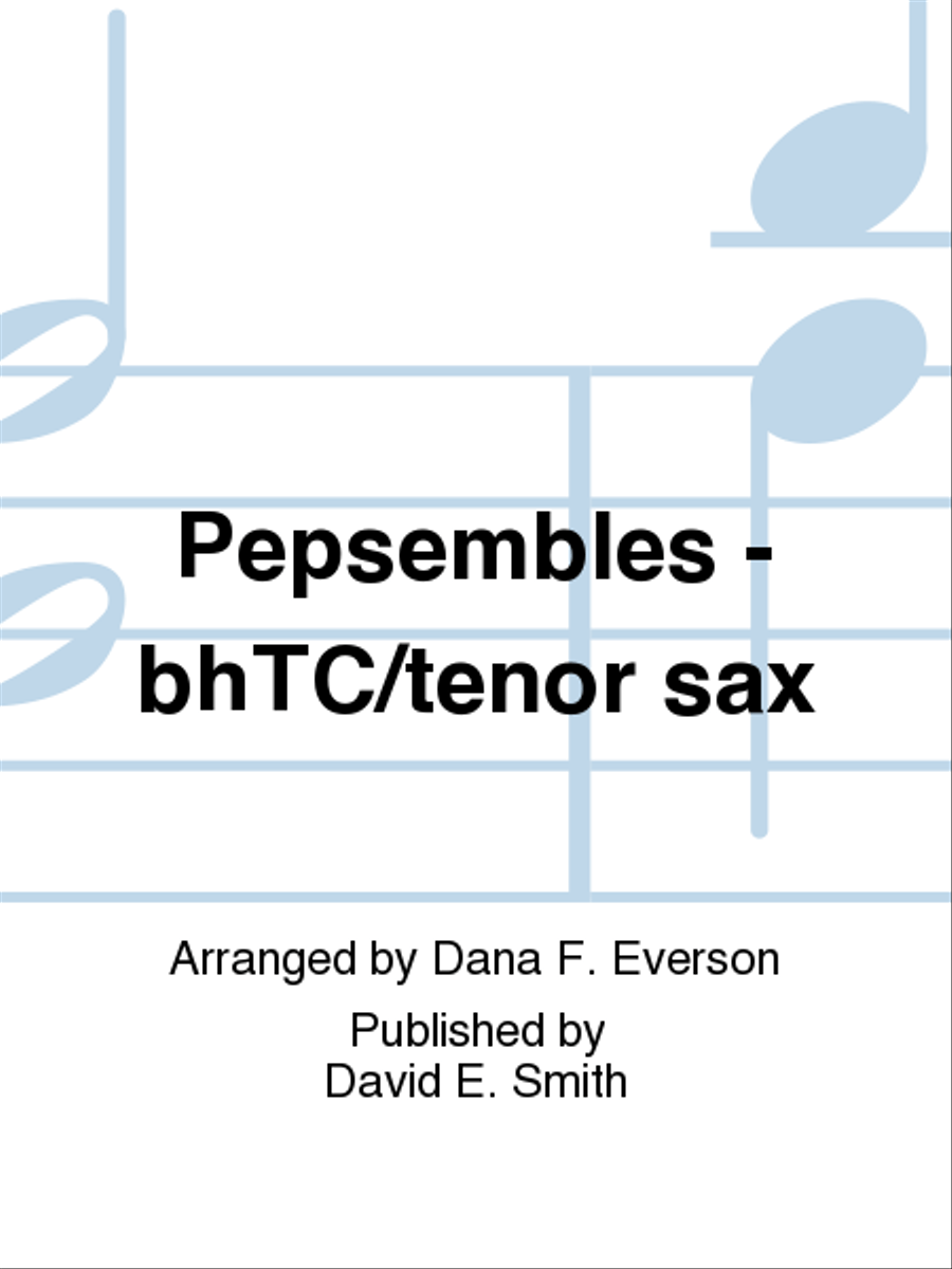 Pepsembles- Baritone TC/Tenor sax Pep Band scores gallery preview page 1