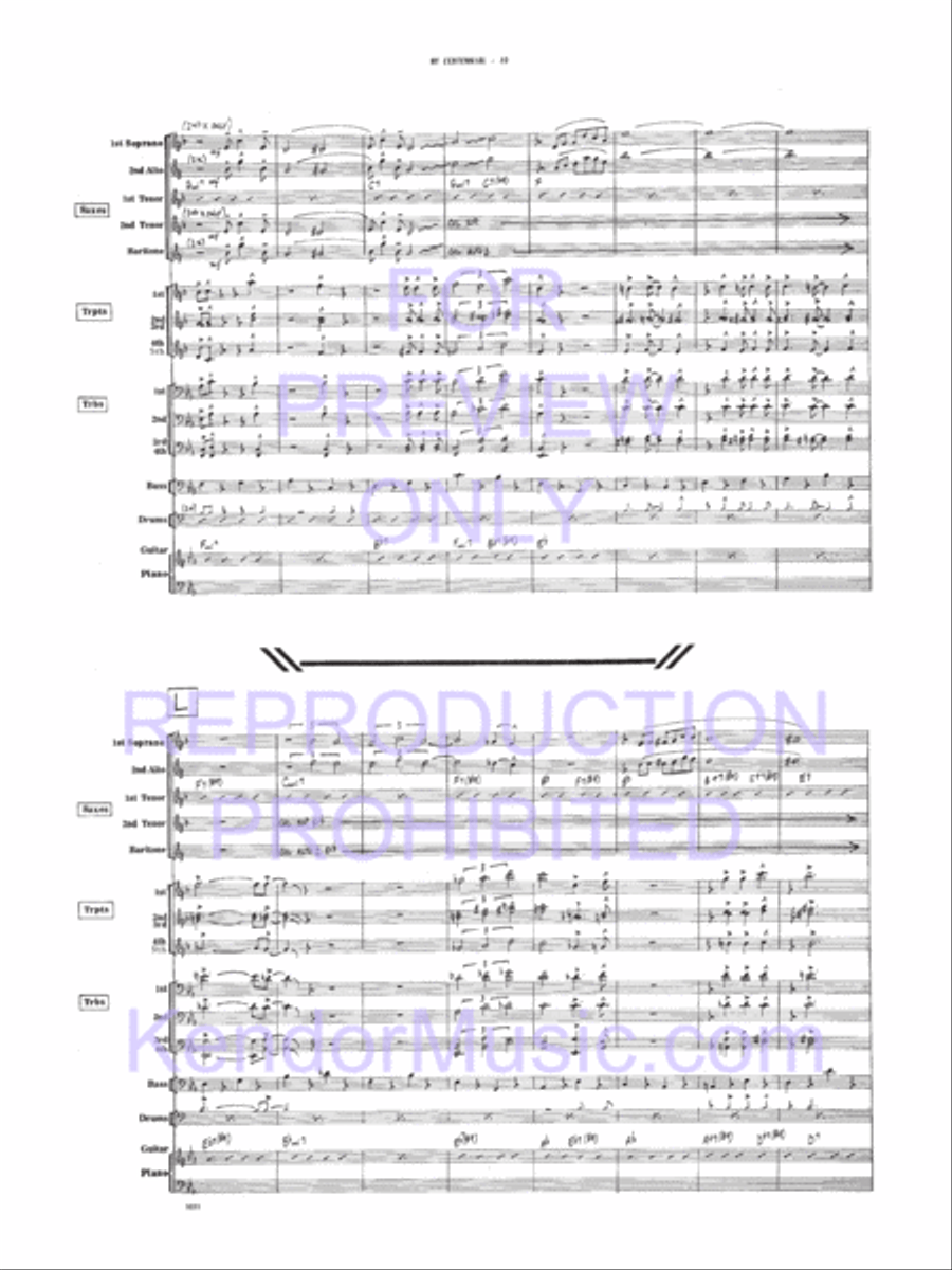 My Centennial My Centennial Jazz Ensemble scores gallery preview page 11