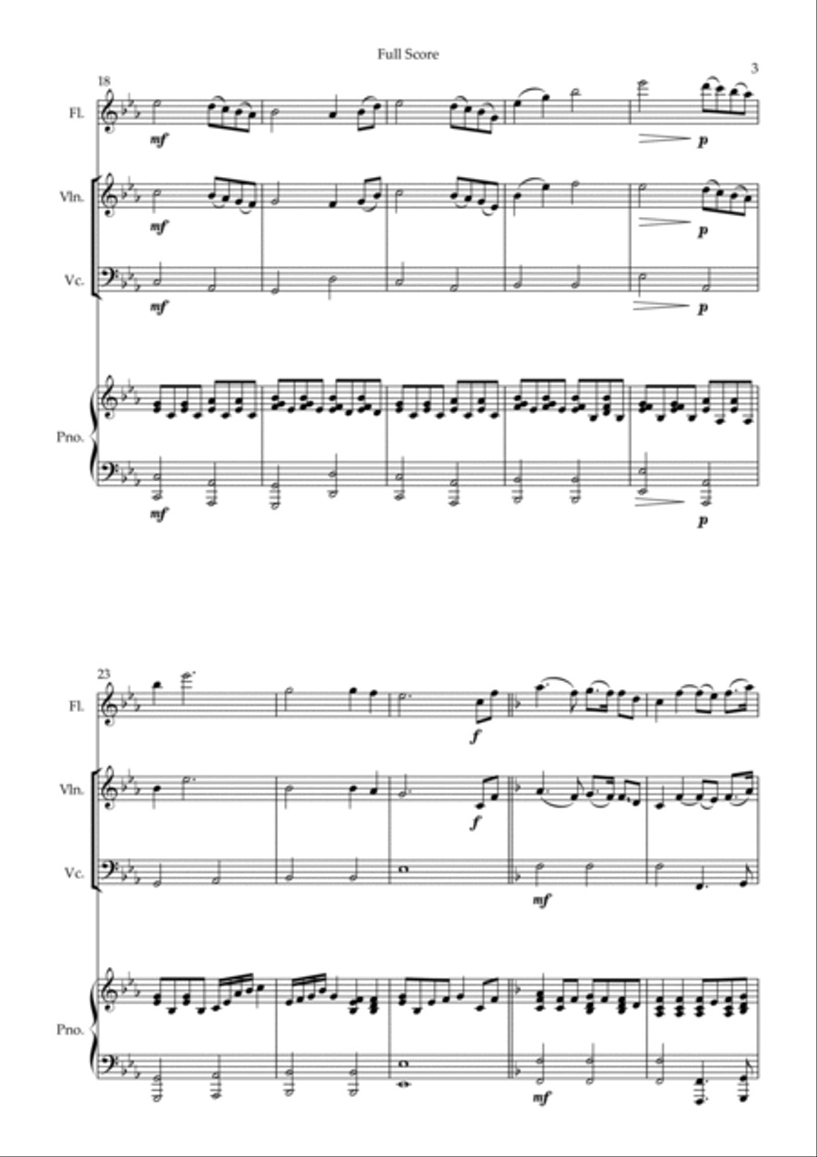 You Raise Me Up Small Ensemble scores gallery preview page 3