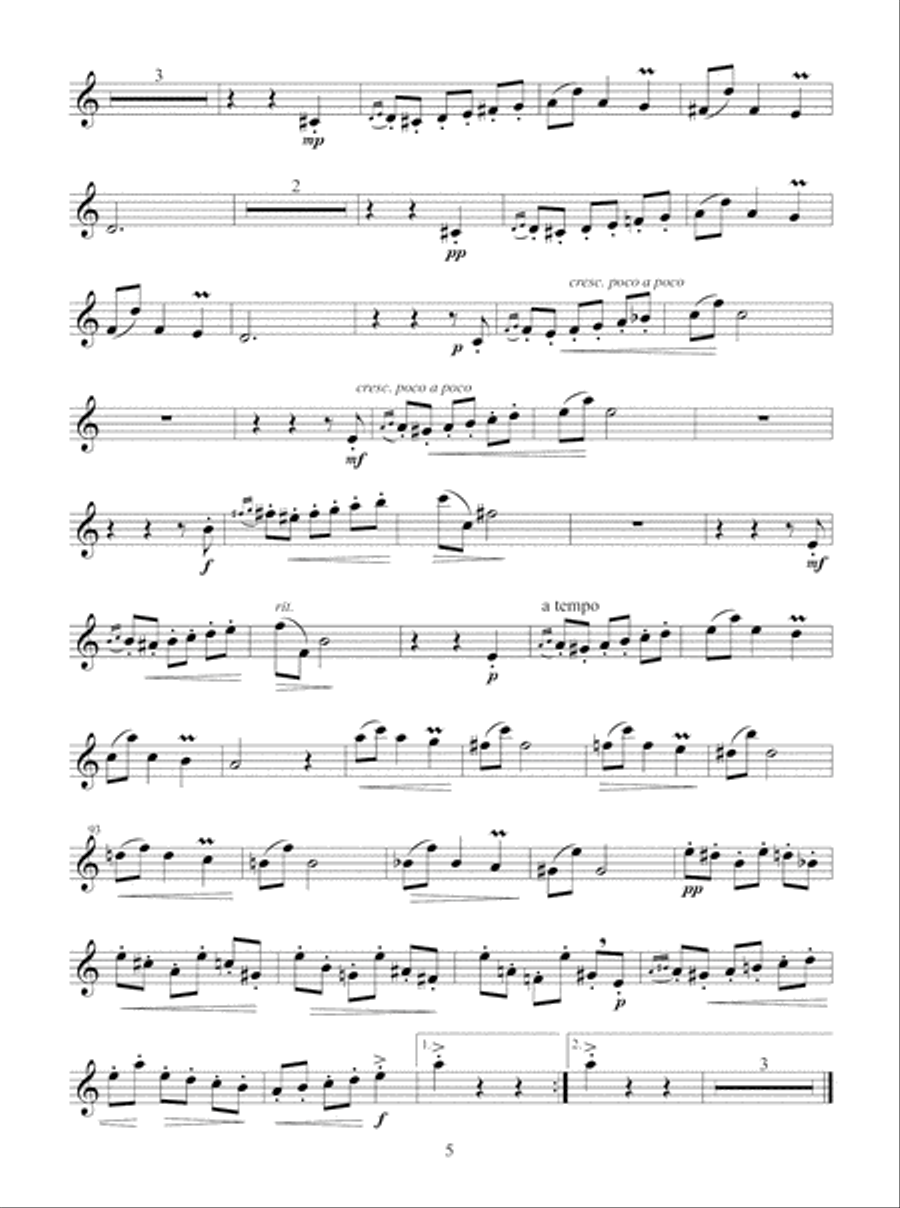 Solo Pieces for the Advanced Descant/Soprano Recorder Soprano Recorder scores gallery preview page 6