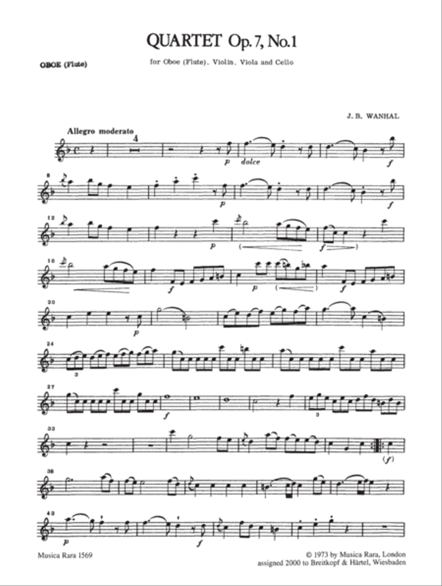 6 Quartets Op. 7 String Quartet scores gallery preview page 2