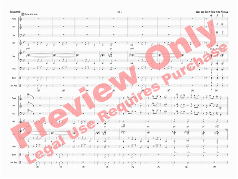 Why We Can't Have Nice Things Jazz Ensemble scores gallery preview page 14