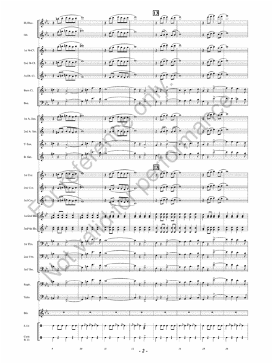 March Kings Concert Band scores gallery preview page 5