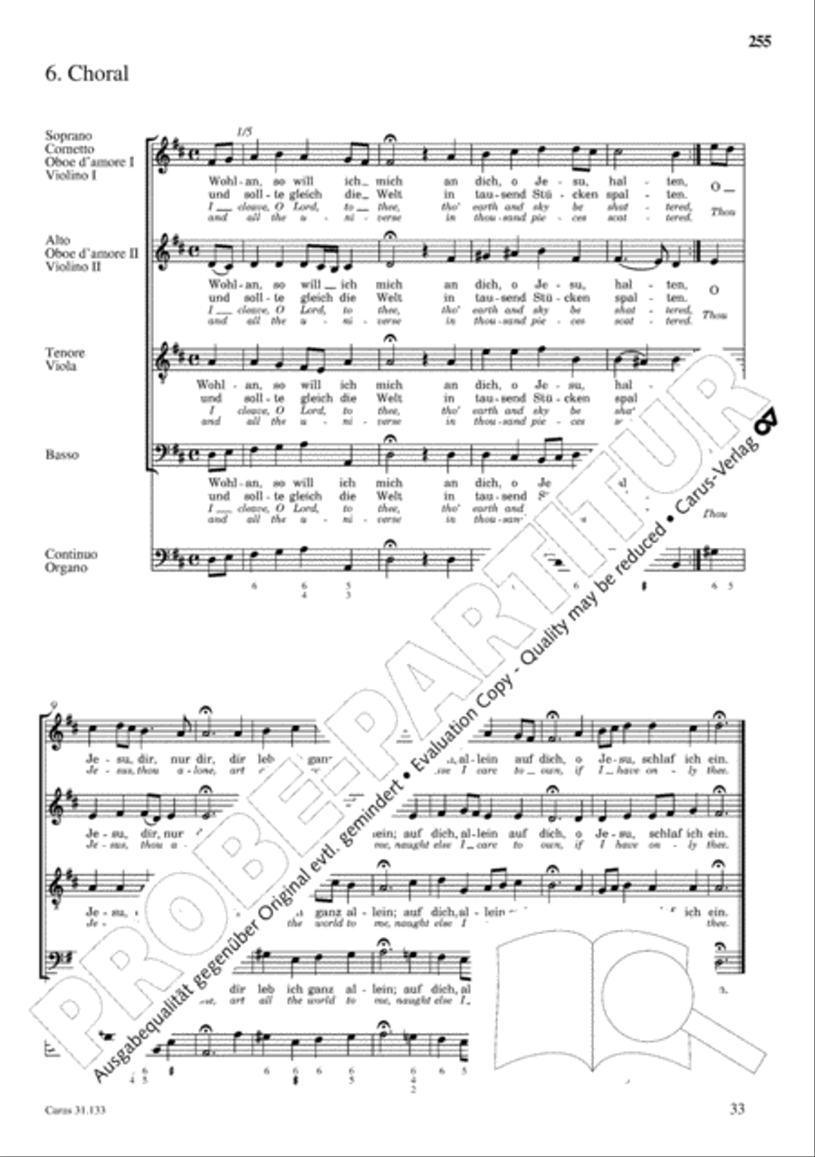 The Complete Sacred Vocal Works (Das geistliche Vokalwerk) Voice scores gallery preview page 256