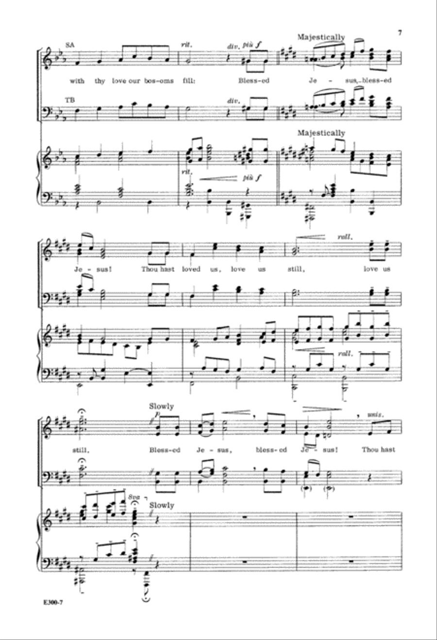 Savior, Like a Shepherd, Lead Us 4-Part scores gallery preview page 8