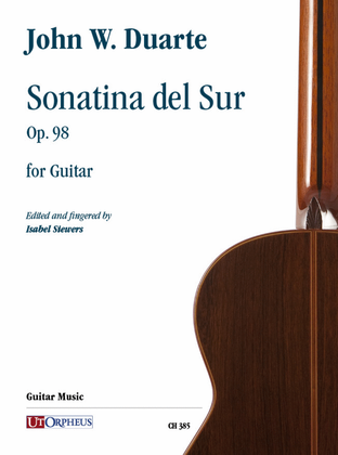 Book cover for Sonatina del Sur Op. 98 for Guitar
