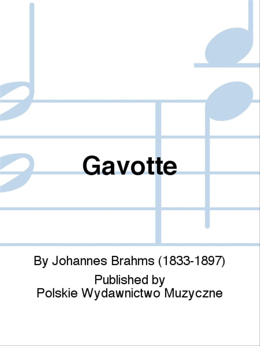 Gavotte Piano Solo scores gallery preview page 1
