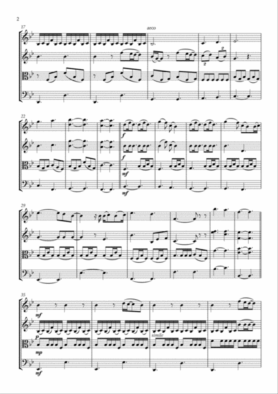 A Thousand Years A Thousand Years String Quartet scores gallery preview page 3