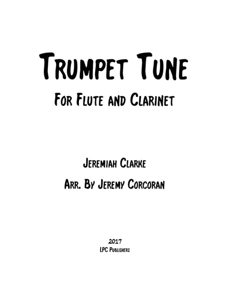 Trumpet Tune for Flute and Clarinet image number null
