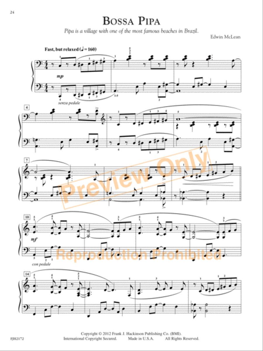 In Recital! for the Advancing Pianist, Original Solos, Book 2 (NFMC) Piano Method scores gallery preview page 4