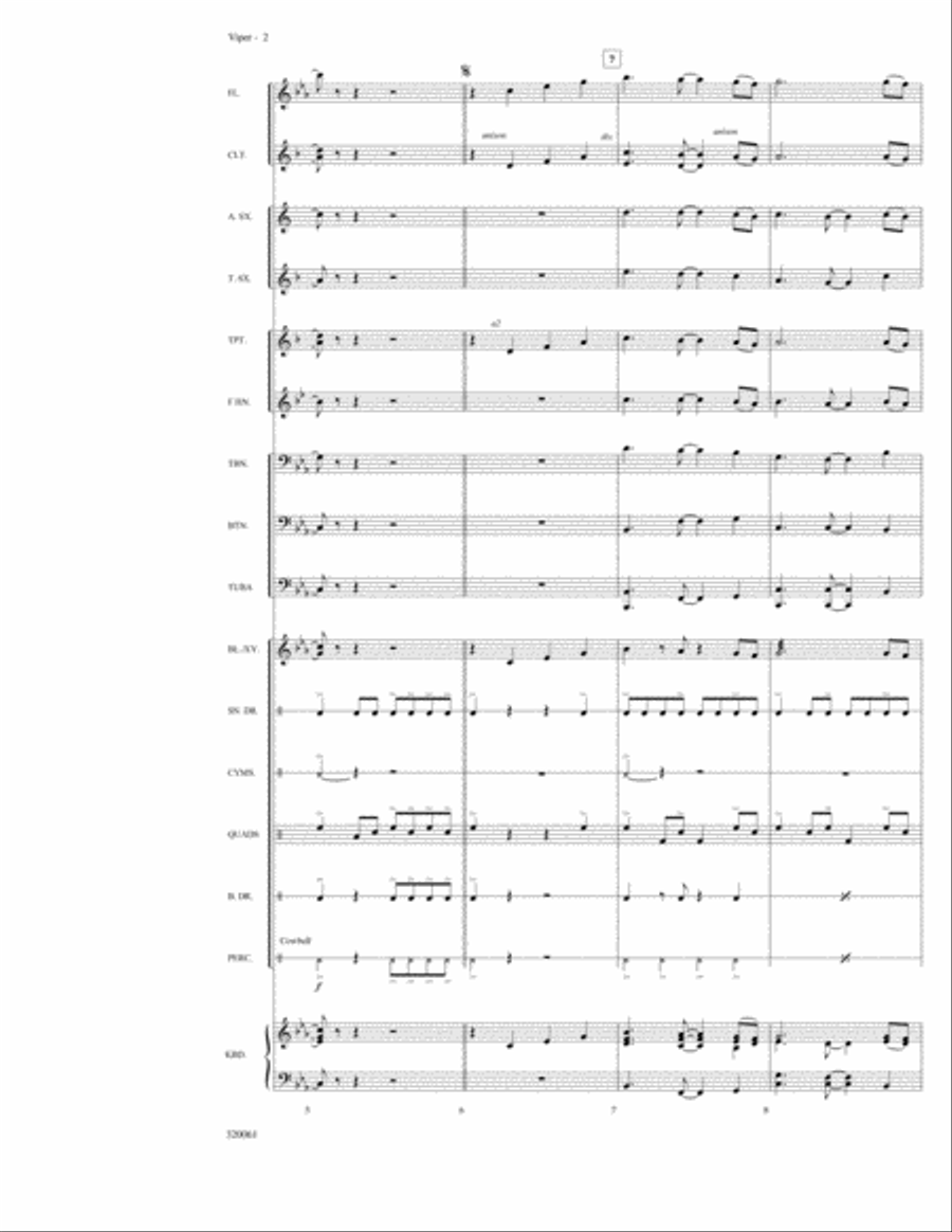Viper Viper Marching Band scores gallery preview page 2