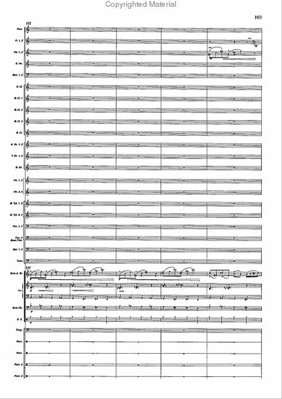 Concertango Concert Band scores gallery preview page 104